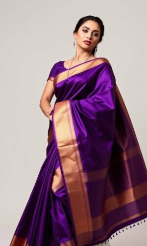royal purple kanjivaram